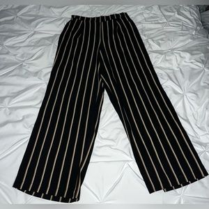 High-Waisted Striped Long “Ultra Flirt” Dress Pants (Size XL)